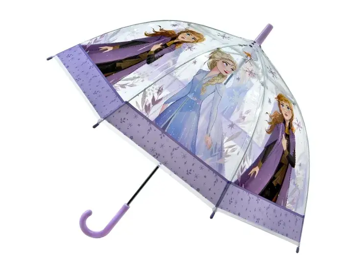 Disney Frozen klokkeformet paraply, L 68 cm x dia. 72 cm