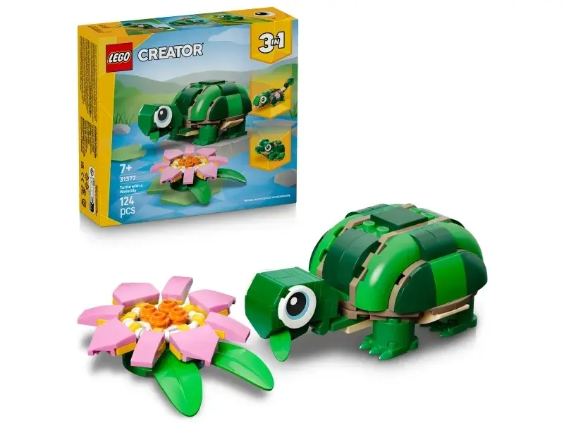 LEGO LEGO Creator 31377 Skilpadde med vannliljeblomst