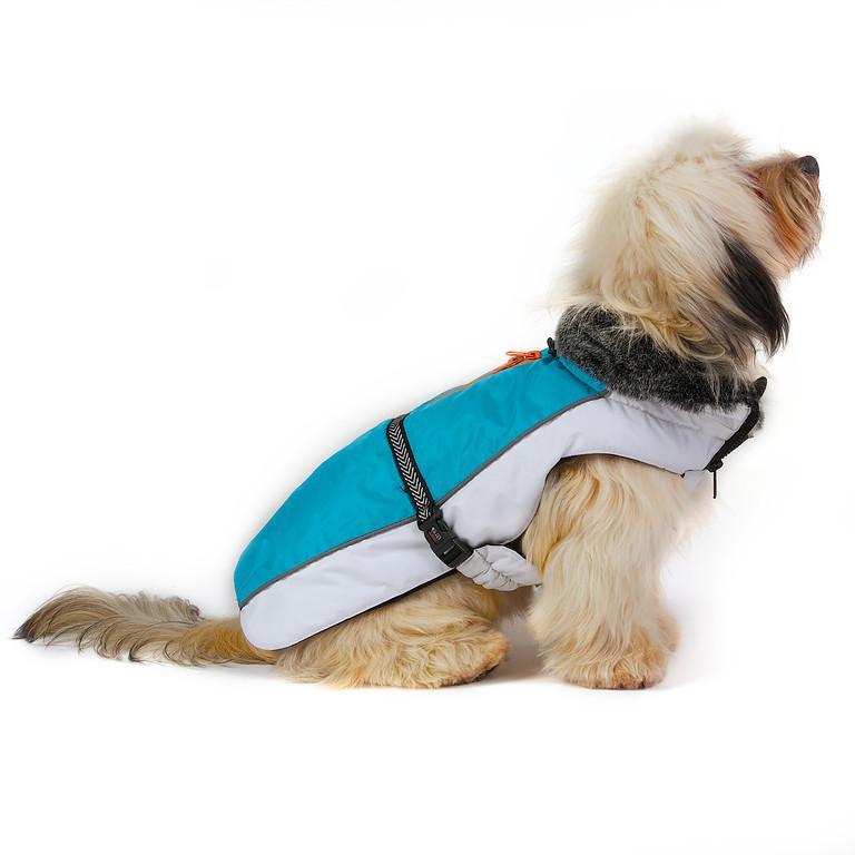DGS Aspen Dog Jacket Hundedekken Vinterdekken - 20 cm - blå