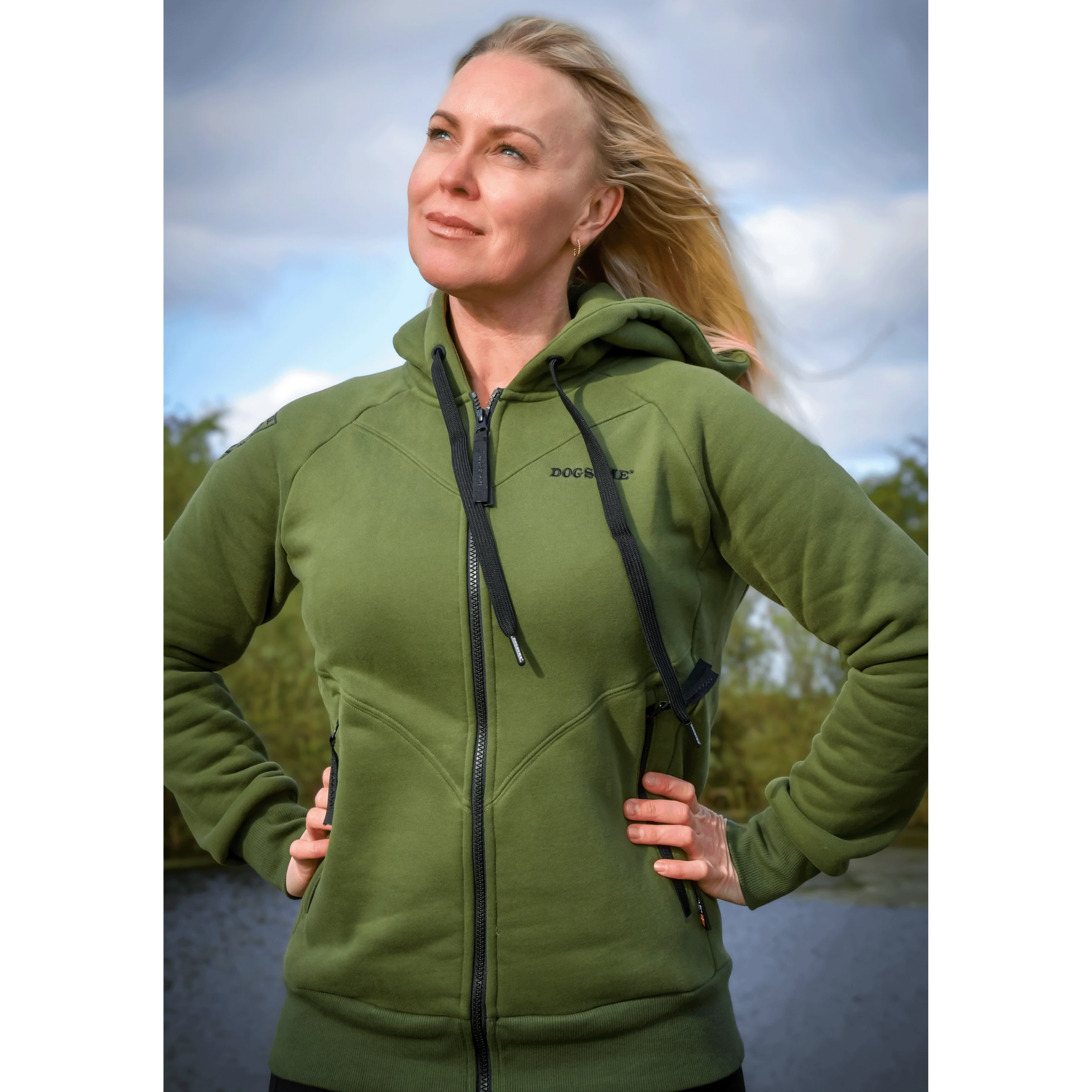 Dogsome Dogsome Biathlon Sports Hoodie Dame - XS (x) - Grønn