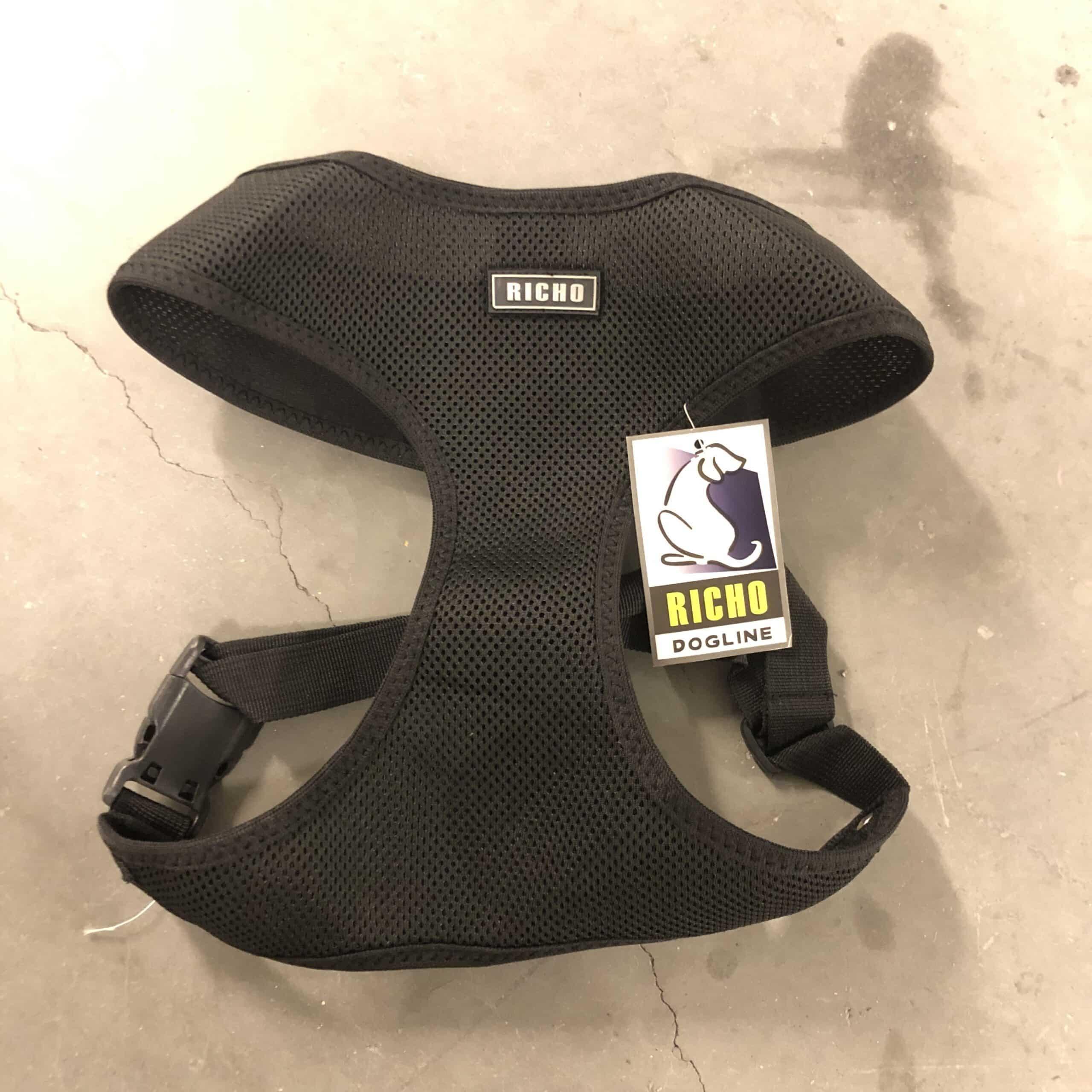 Richo Soft Hundesele - Svart X