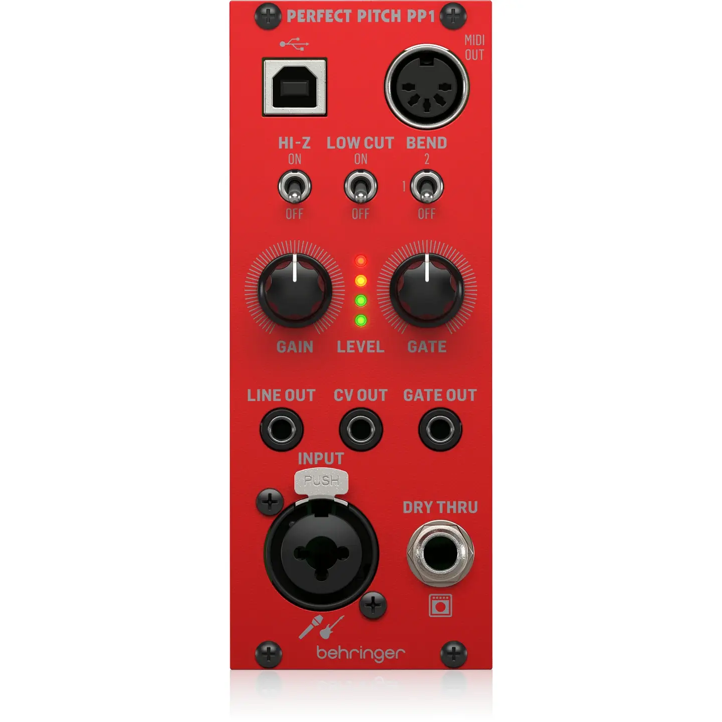 Behringer Behringer Perfect Pitch PP1 Guitar+Audio to MIDI, USB and CV