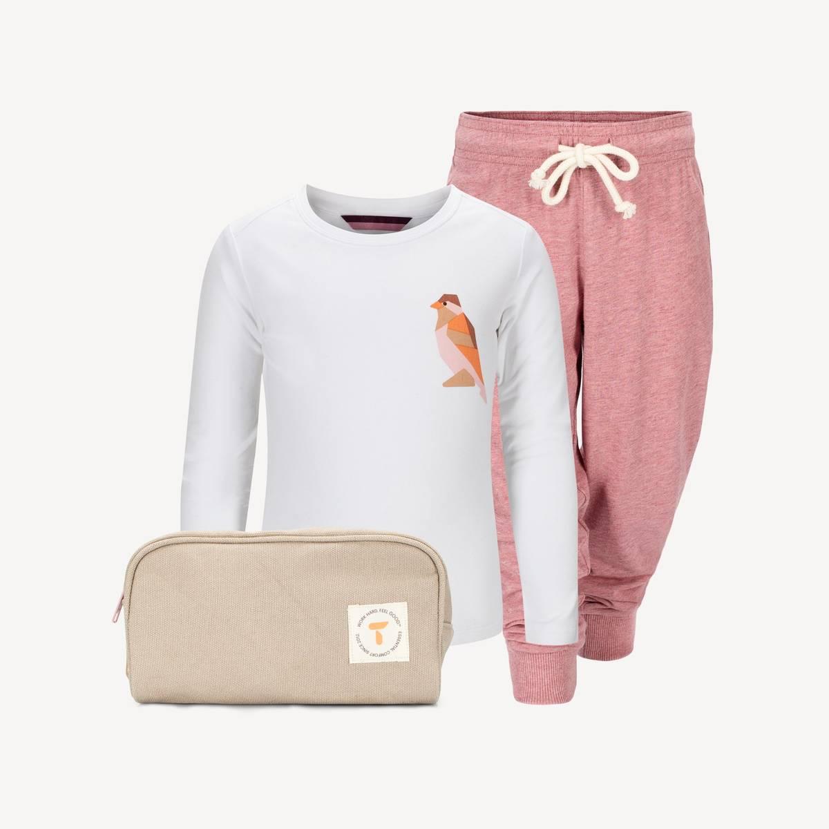 Tufte Wear Tufte Nattsmelle Jersey Pj-Set Heather Rose (86/92)