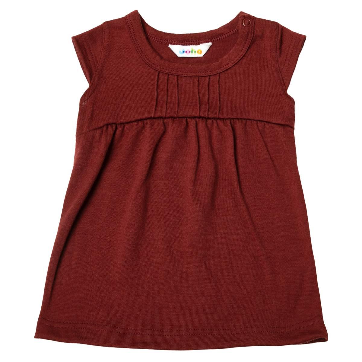 Joha Joha Single Wool Ull Kjole Bordeaux (90 / 1,5-2 år)