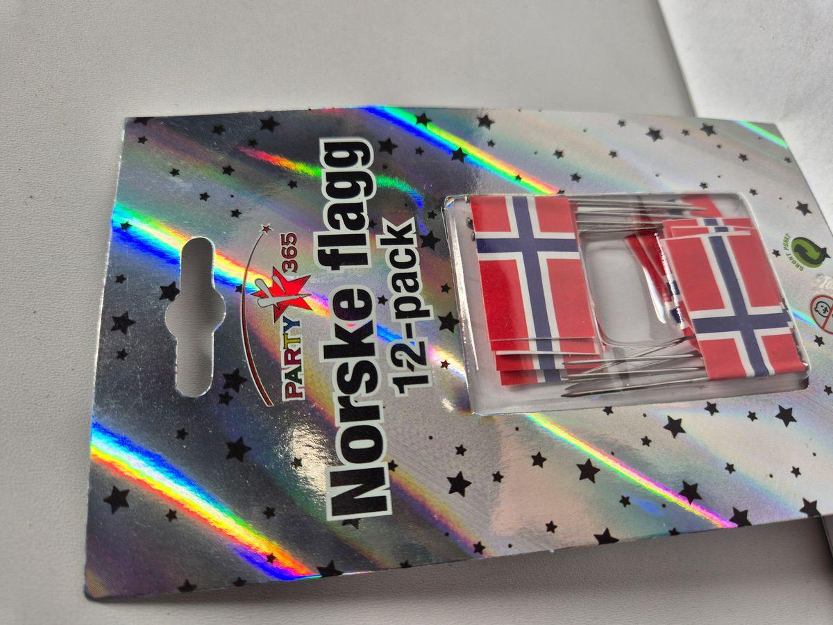 X Norske Flagg 12 Pakk