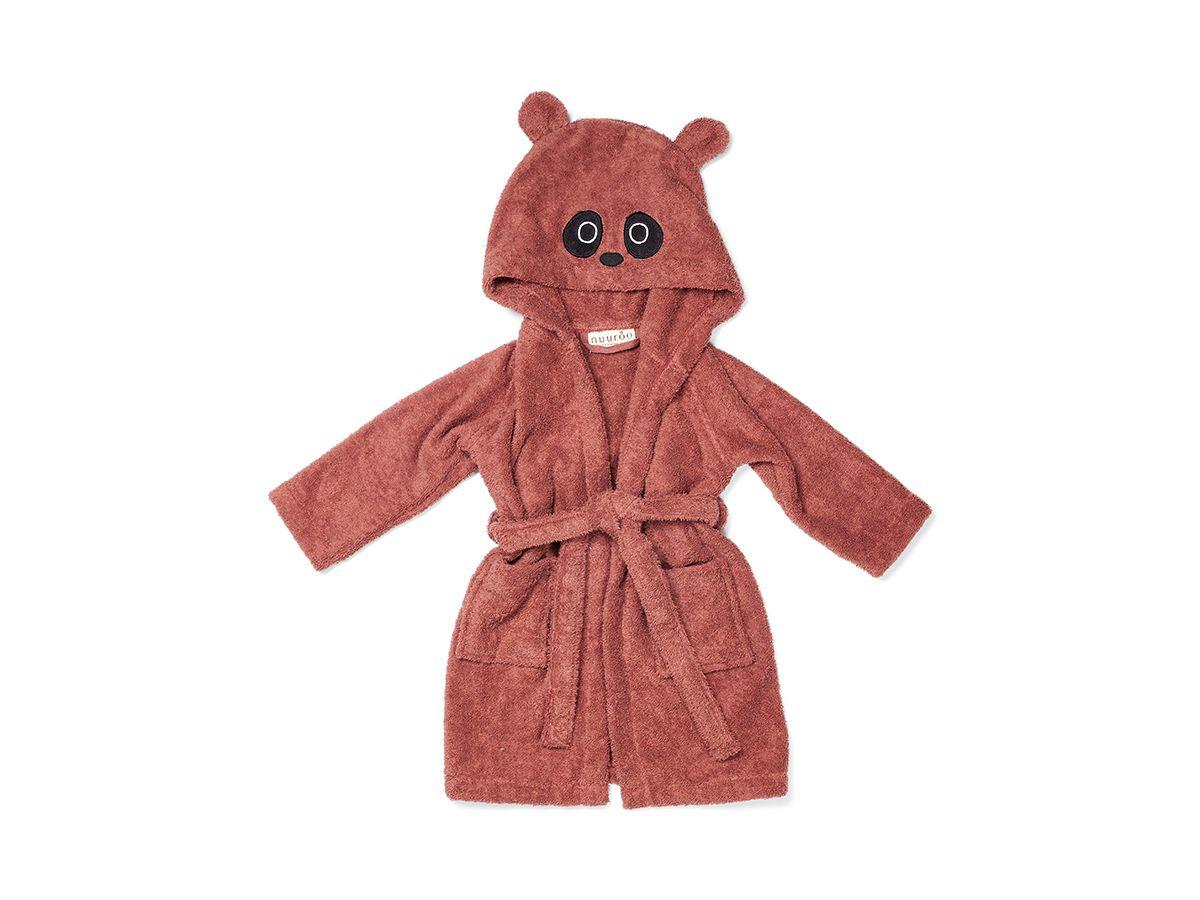 Nuuroo Nuuroo Achaia Terry Bathrobe Mahogany (3-4 år)