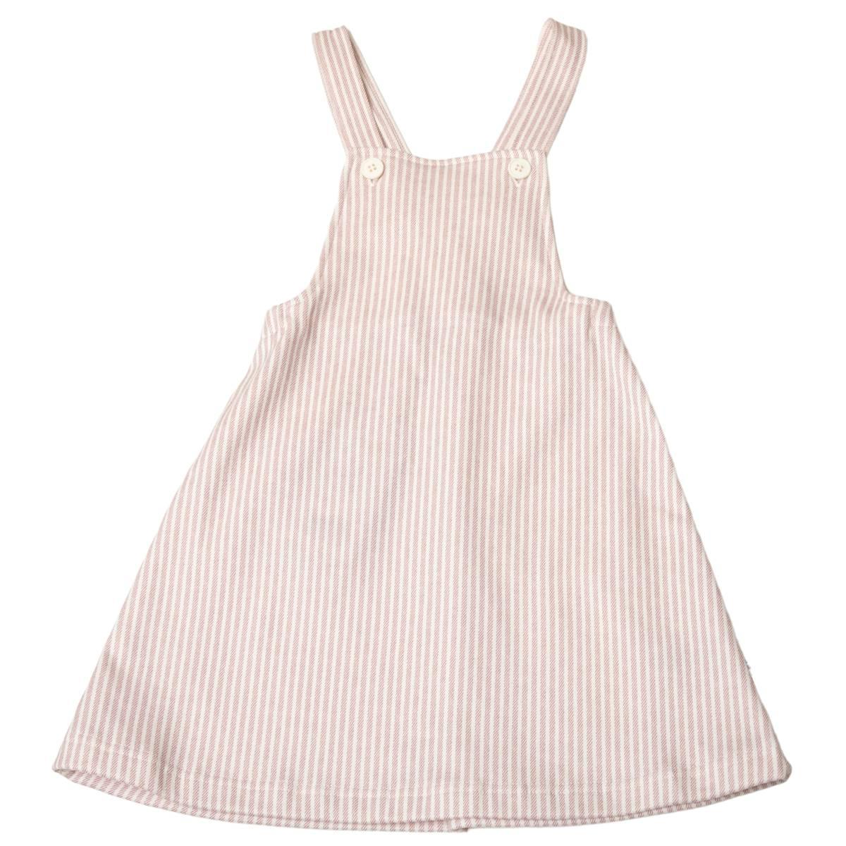 Joha Joha Kjole Milk Stripe White (80 / 1 år)