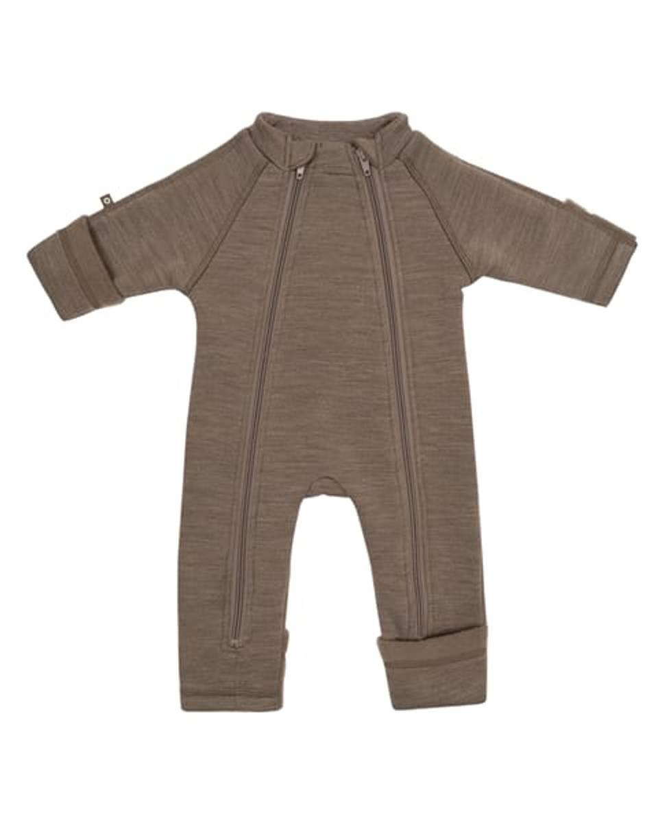 Smallstuff Smallstuff Jumpsuit Ull 2 Zip Nature (68/74: 6-9 mnd)