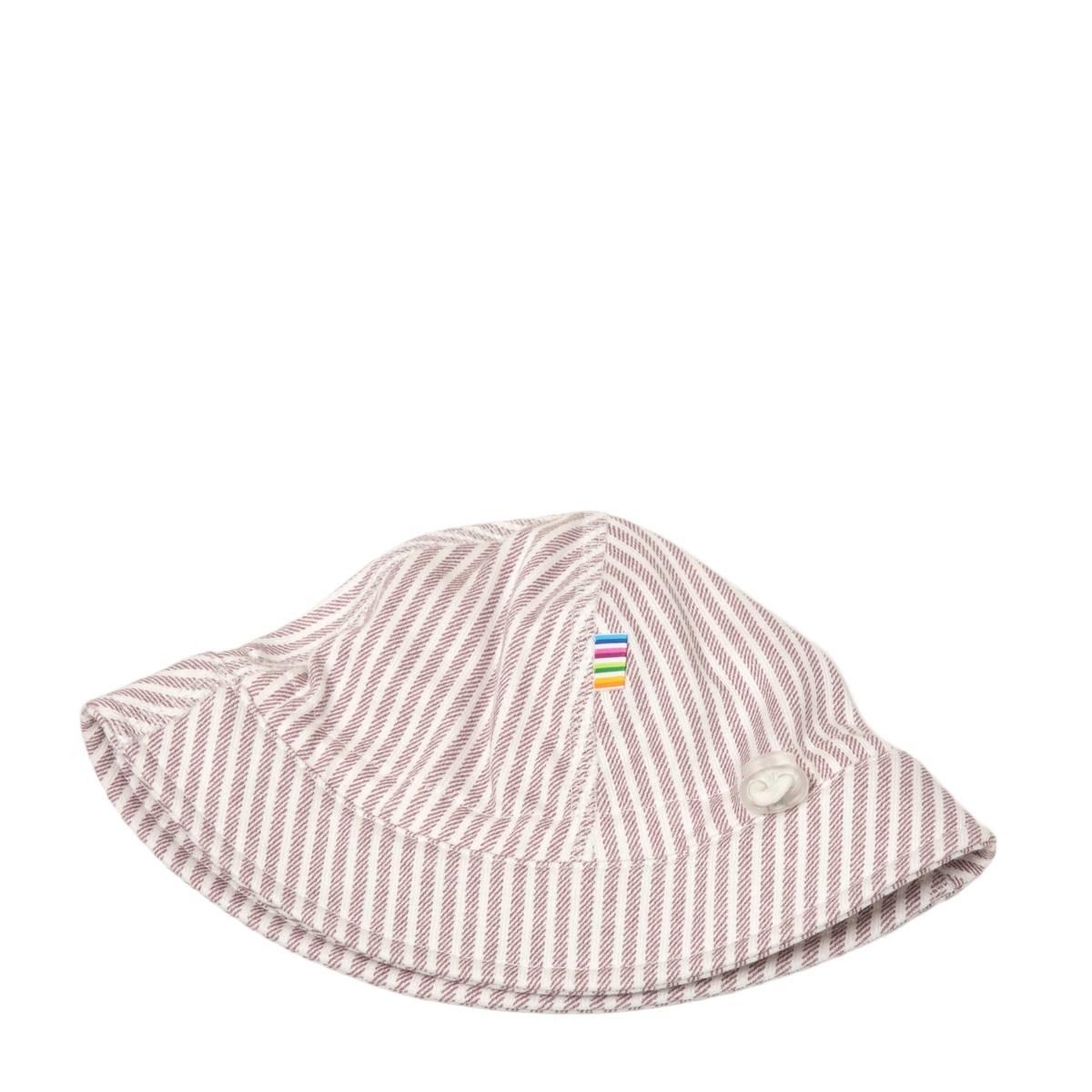 Joha Joha Milk Boy Stripe Hat, Single Layer Bomull Pink