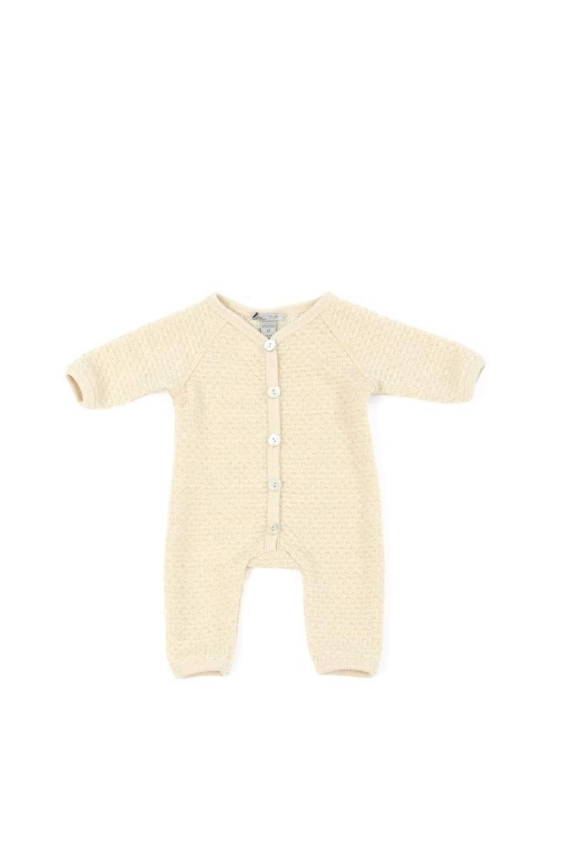 Smallstuff Smallstuff Jumpsuit Ull Offwhite - gullglitter (92 / 2 år)