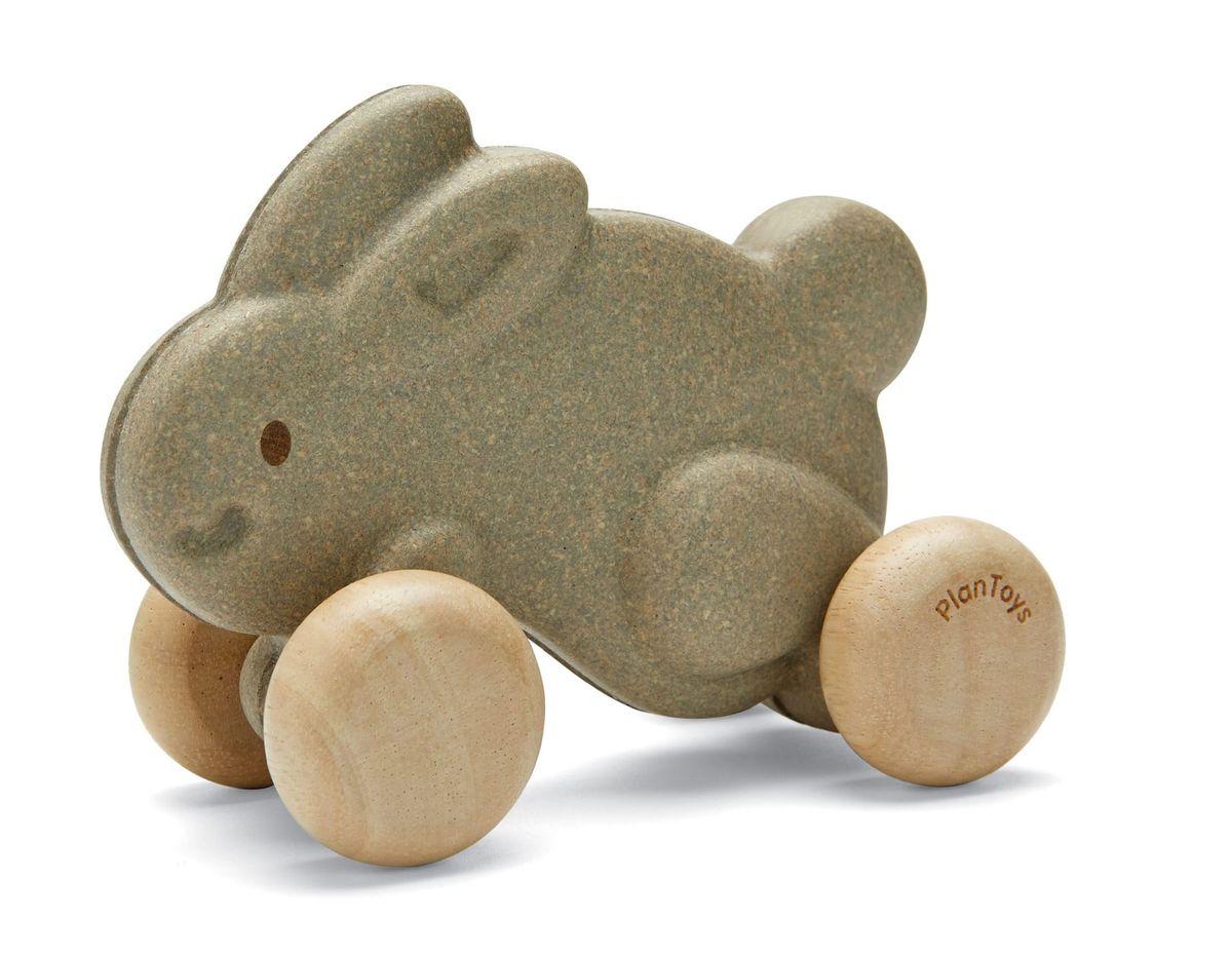 PlanToys PlanToys Treleke, Trekke-kanin, Grå