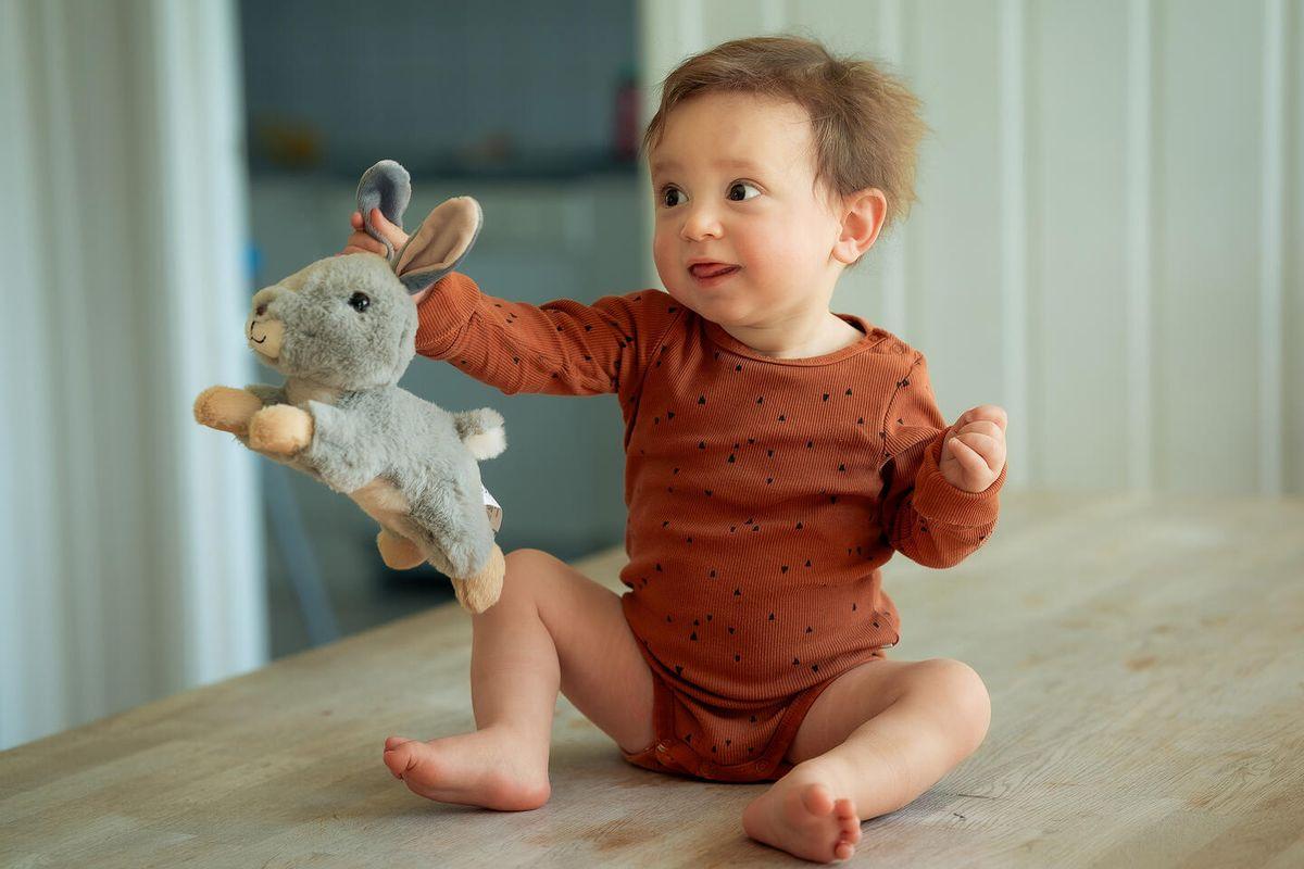 Fritz Hansen Toys Jumper - Grå Hare (23Cm)
