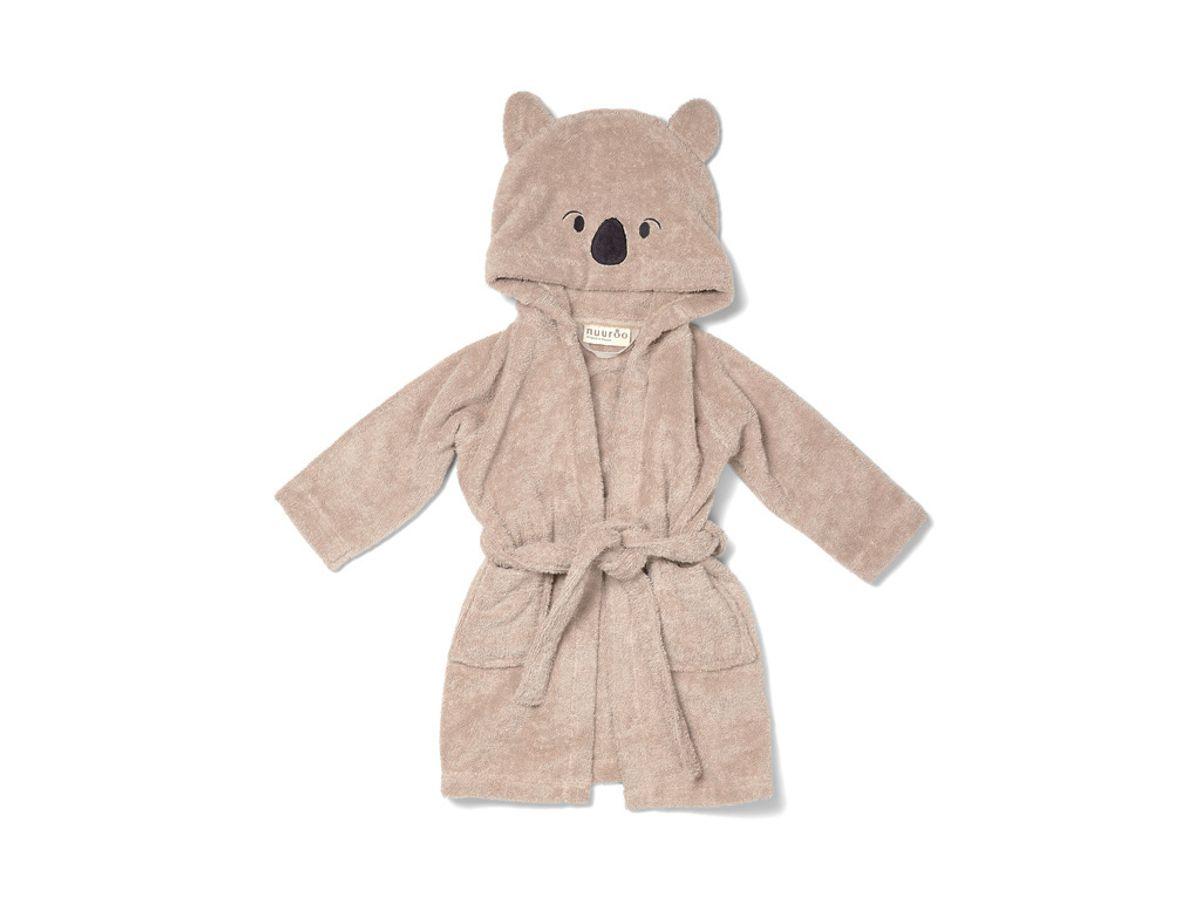 Nuuroo Nuuroo Achaia Terry Bathrobe Cobblestone (5-6 år)