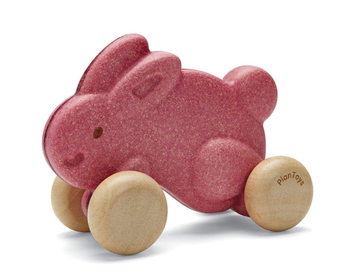PlanToys PlanToys Treleke, Trekke-kanin, rosa