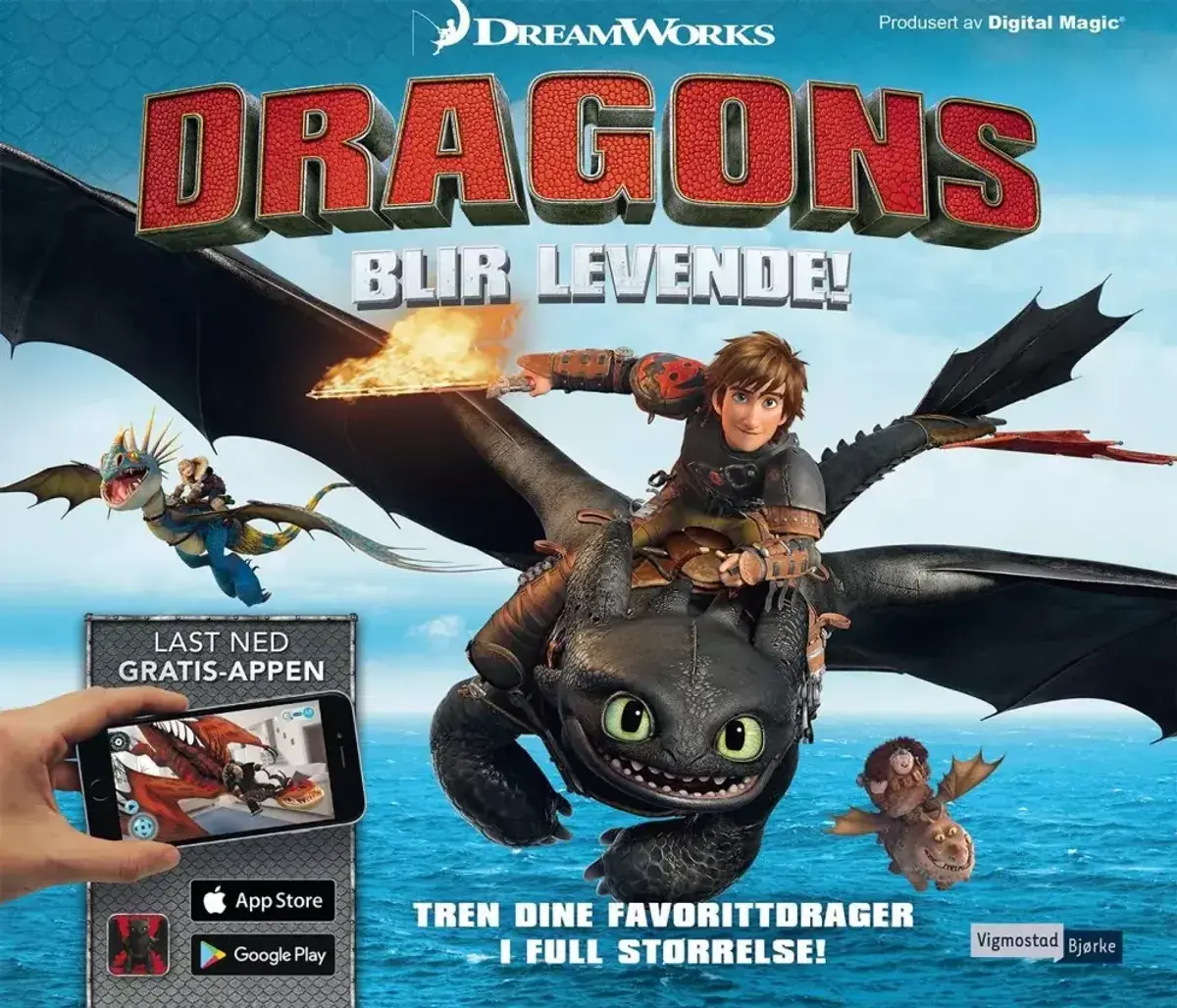X Dragons Blir Levende