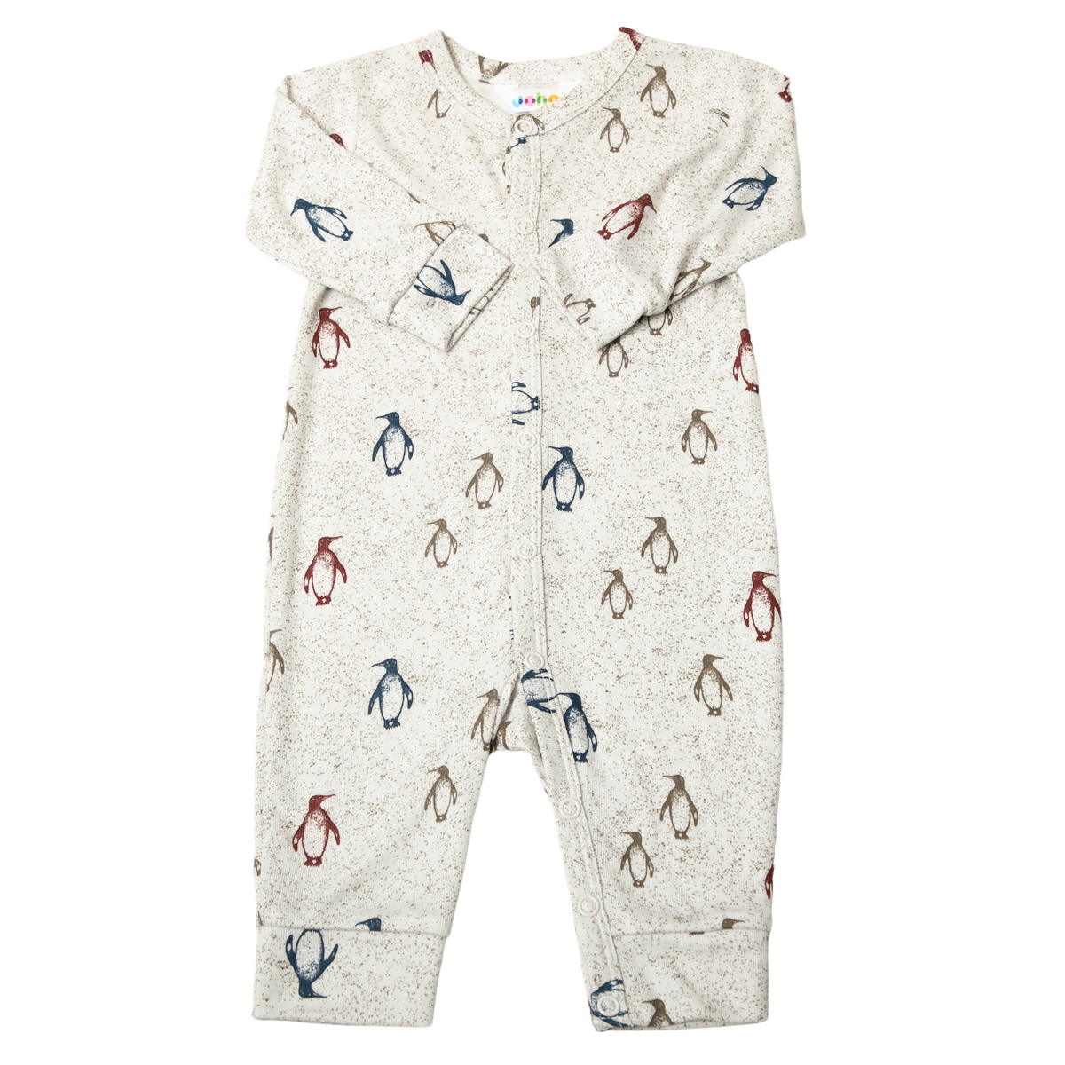 Joha Joha Penguin Bambusviskose Jumpsuit Vanillaaop (70 / 8-9 mnd)