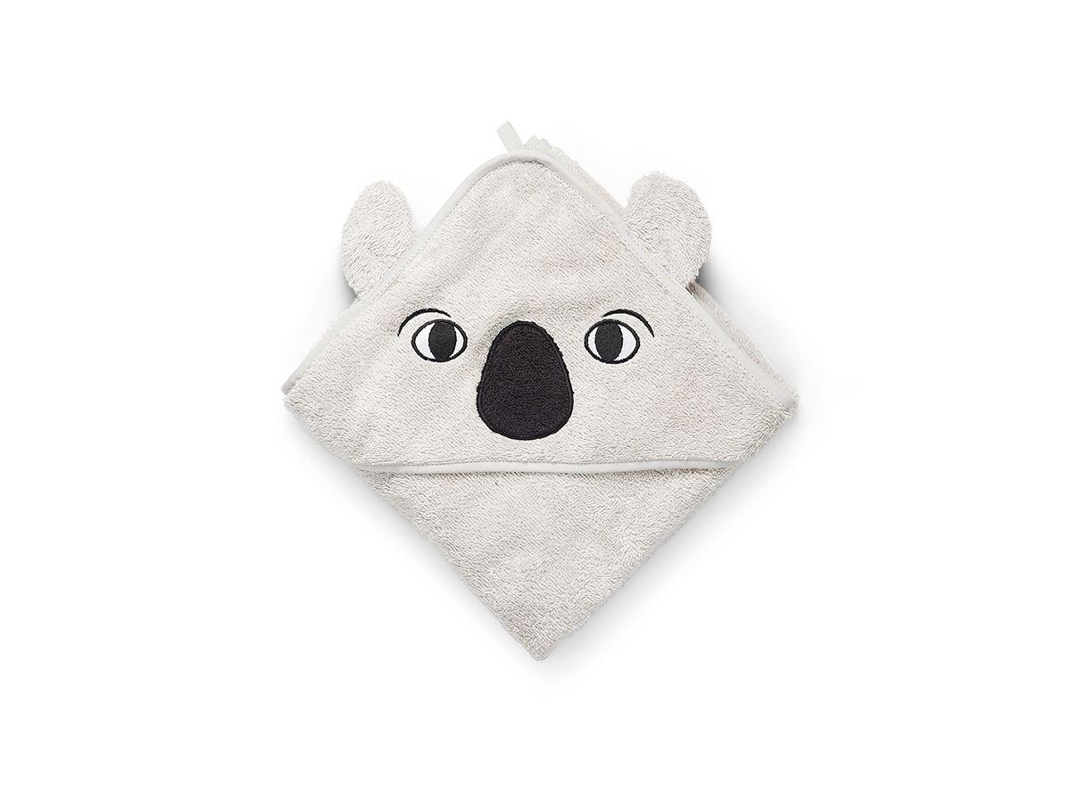 Nuuroo Nuuroo Aki Hooded Baby Towel Lunar Rock (70x70cm)
