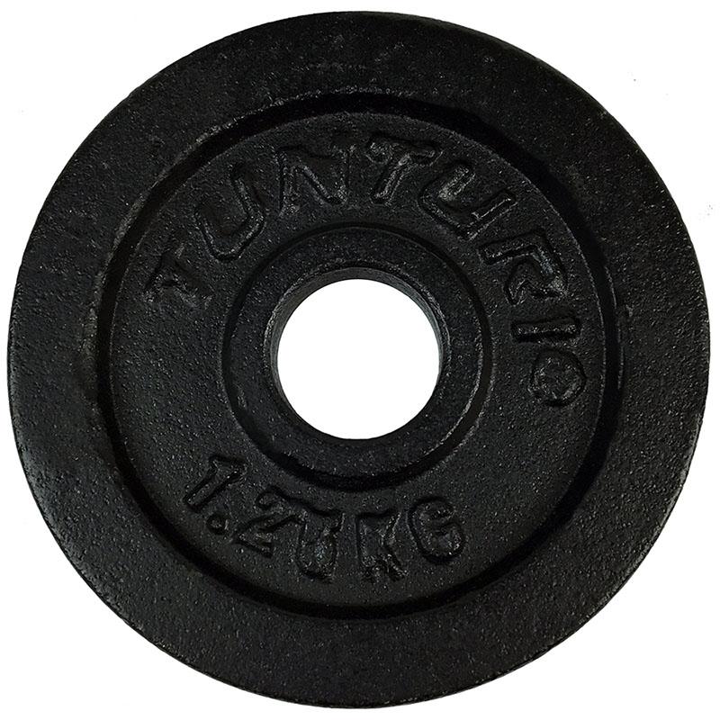 Tunturi Tunturi Støpejern Ø30 Vektskiver - 2 x 1,25 kg