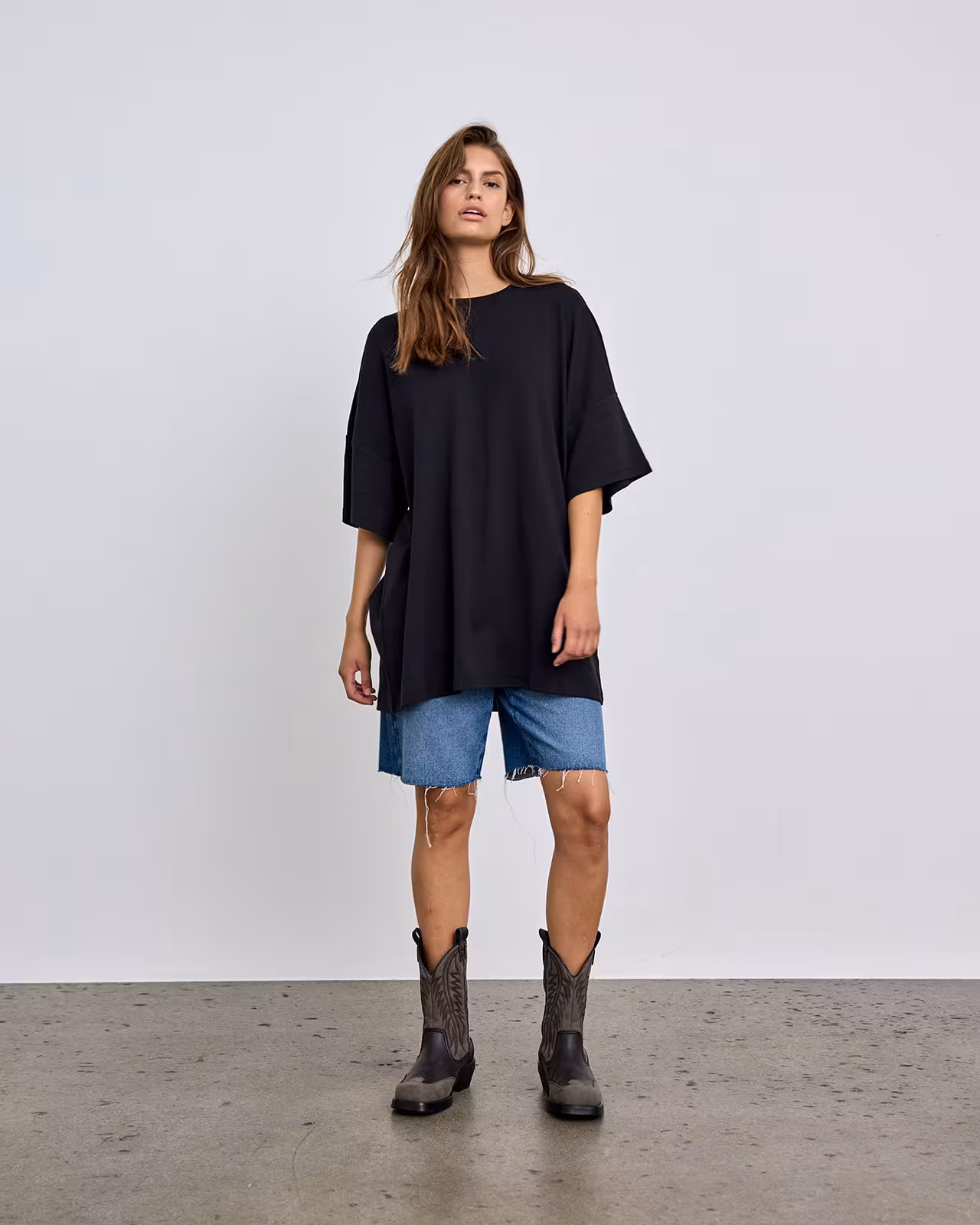 NOISY MAY NOISY MAY T-skjorte Mocca Boxy, XS, NOISY MAY T-skjorte Svart XS