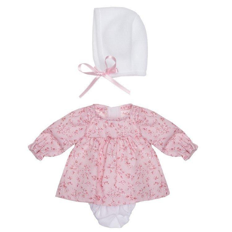 Asi Dukker Asi Dukker - Dukkeklær Sett Rosa kjole, bloomer og lue - Onesize