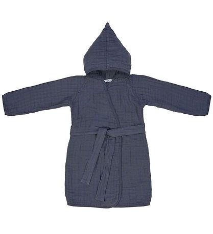 Lässig Lässig - Badekåpe Musselin Navy - 24-36 mnd