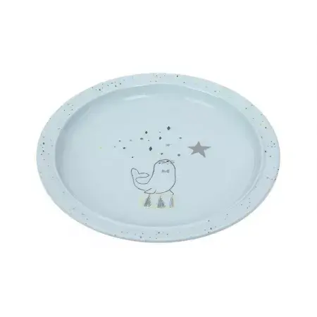 Lässig Lässig - Barnetallerken Melamin 21cm Seal - Onesize