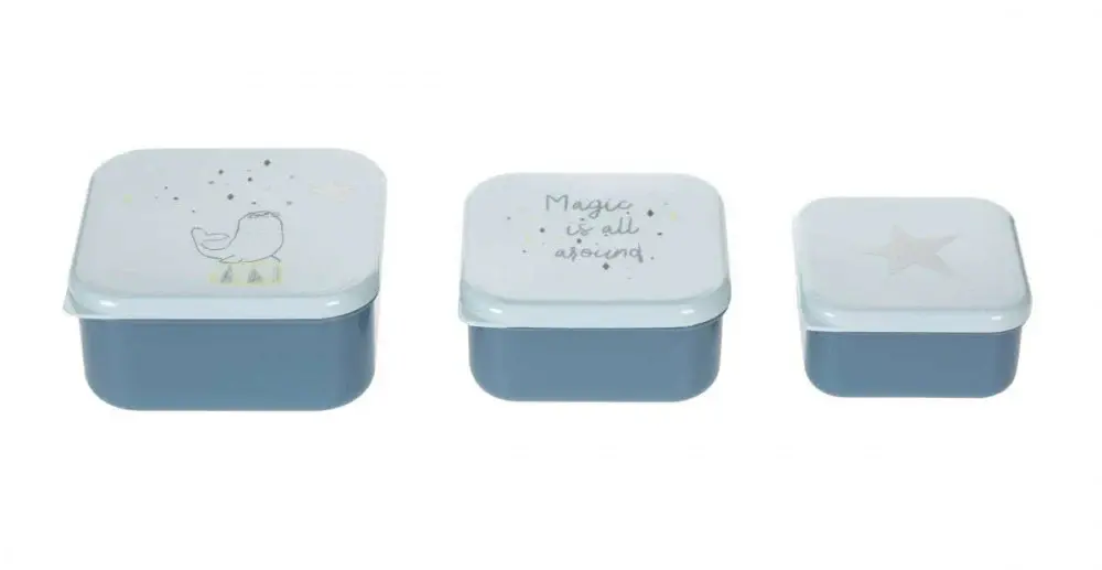 Lässig Lässig - Snackboks 3-pk More Magic Seal - Onesize