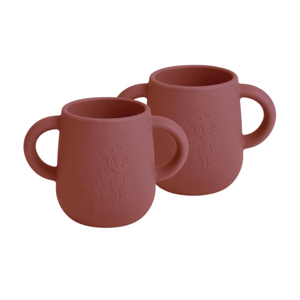 Nuuroo Nuuroo - 2 pk Kopper med håndtak Mahogany - Onesize