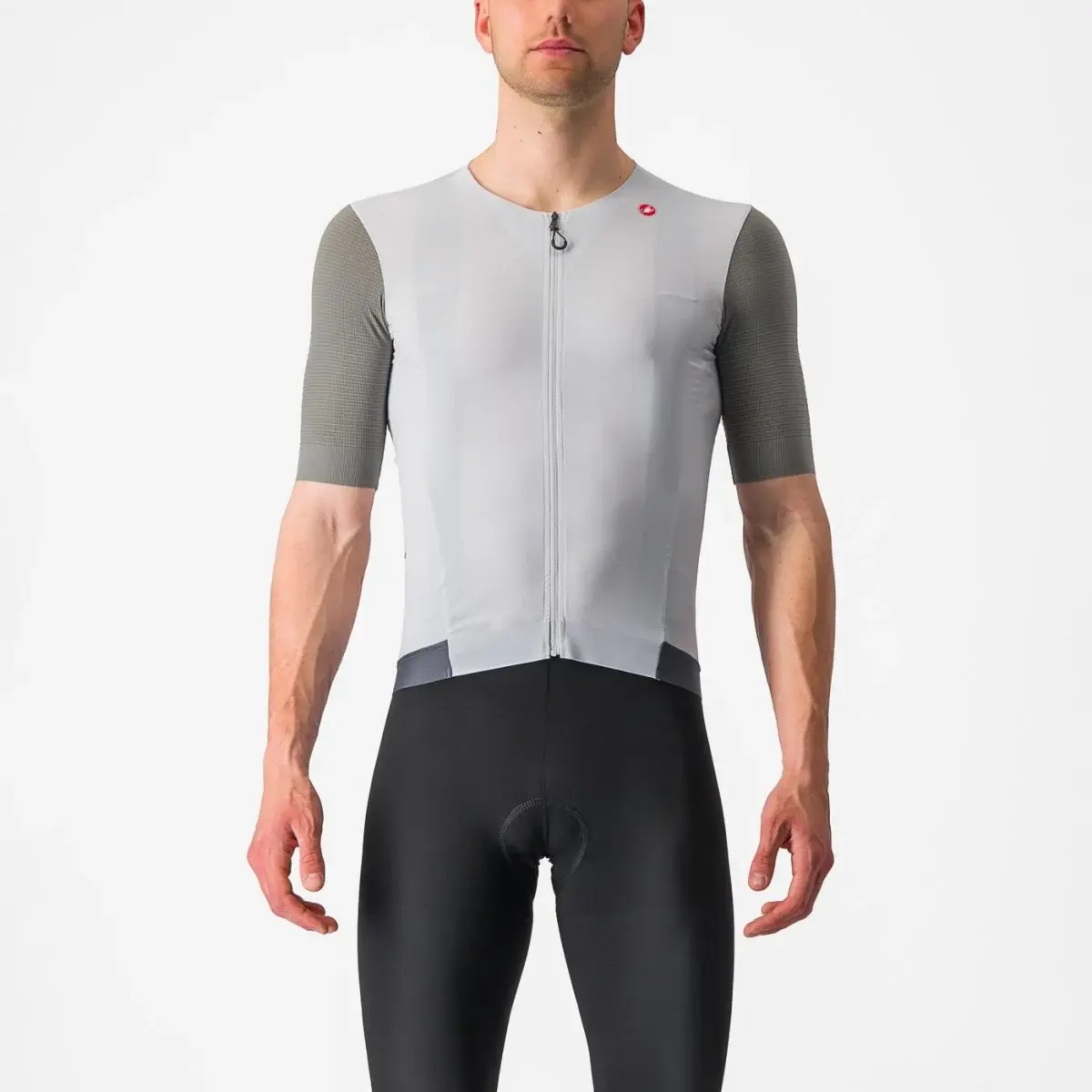 Castelli Castelli Premio Black kortermet Sykkeltrøye herre Silver Gray/Sedona Sage
