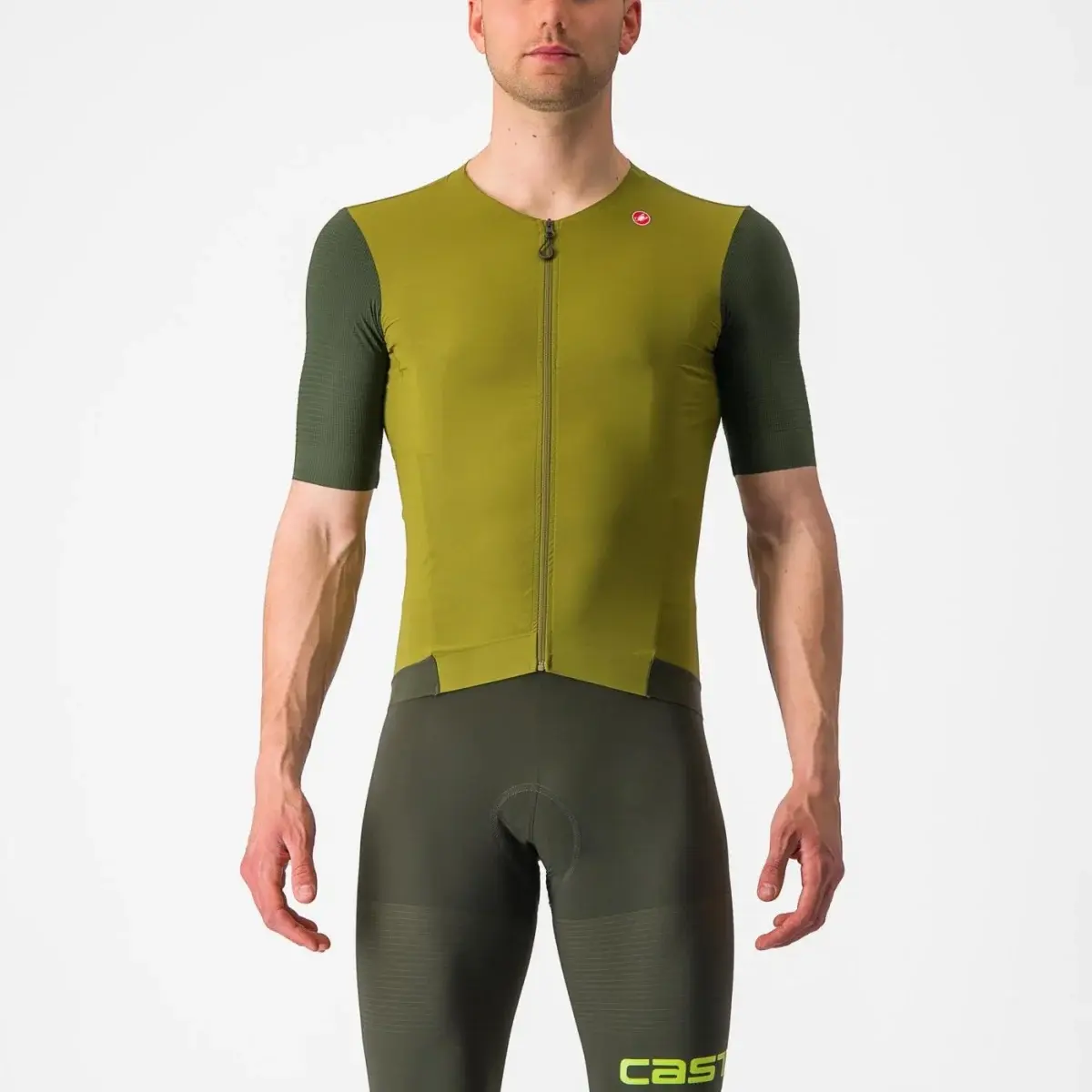 Castelli Castelli Premio Black kortermet Sykkeltryje herre Avocado Grønn