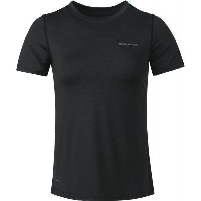 Endurance Endurance Maje Melange T-Shirt Dame Sort