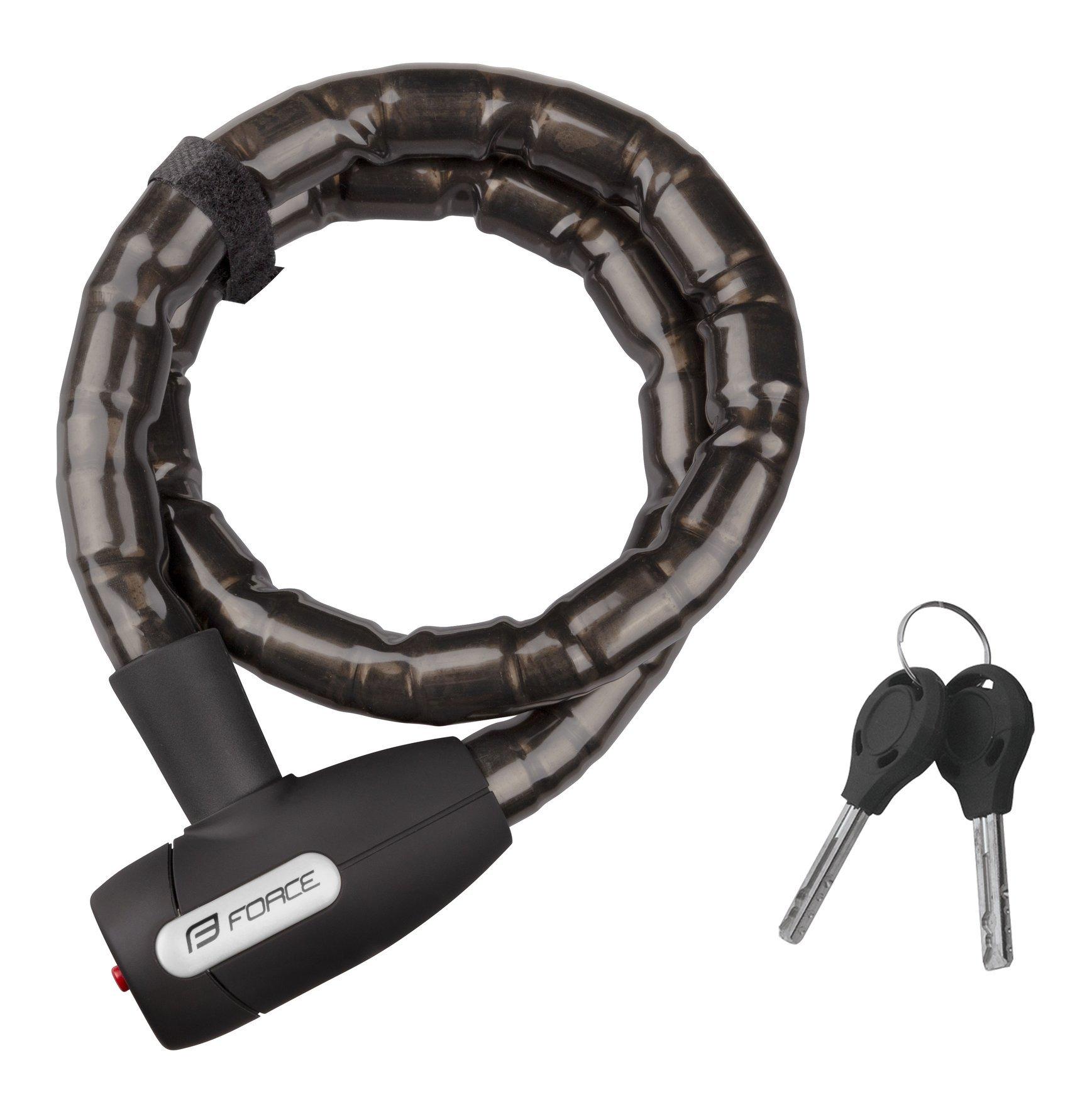 Force Force LUX Spiral Lås 100cm/25 mm Svart