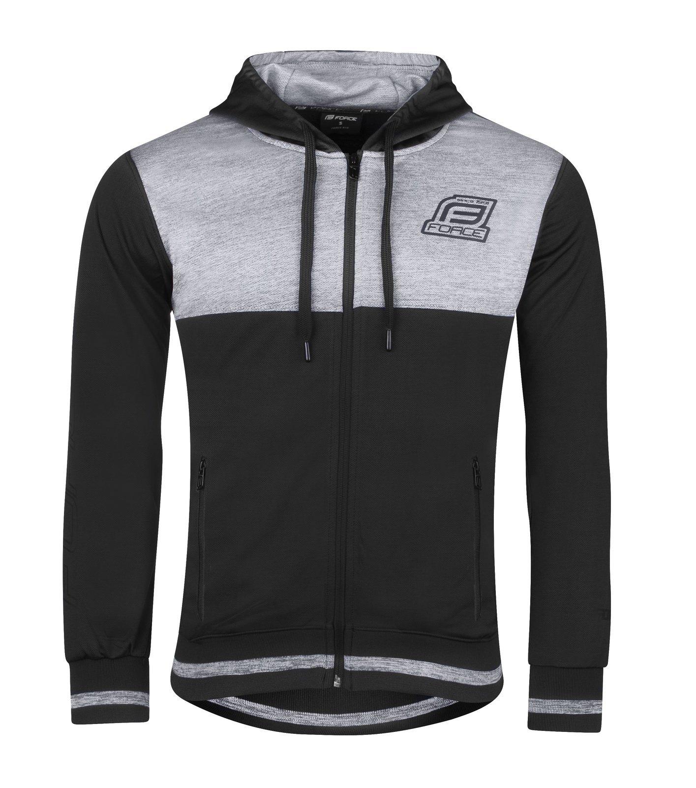 Force Force Rocky Sweatshirt Sort/Grå
