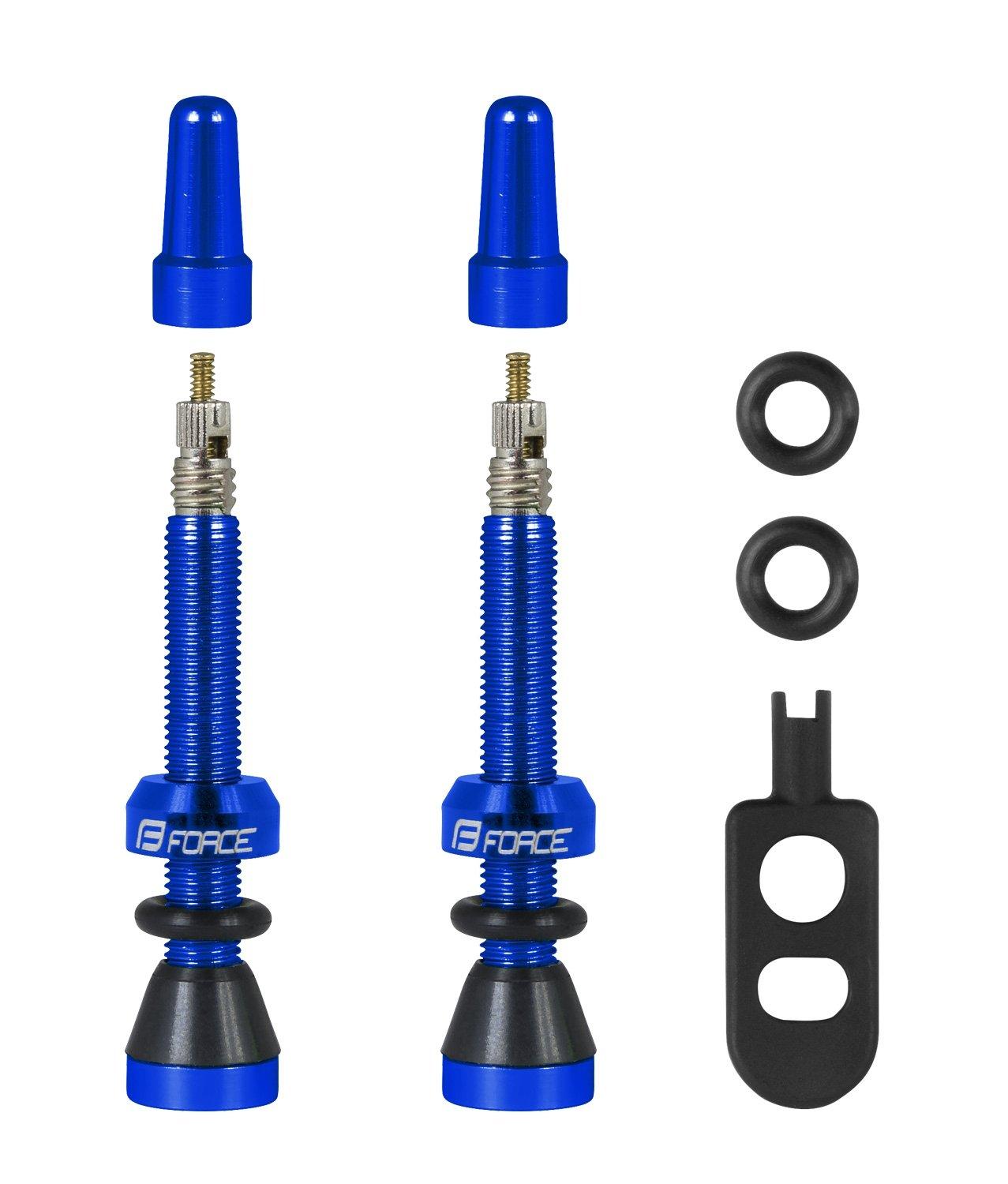 Force Force ventil sett til tubeless blå