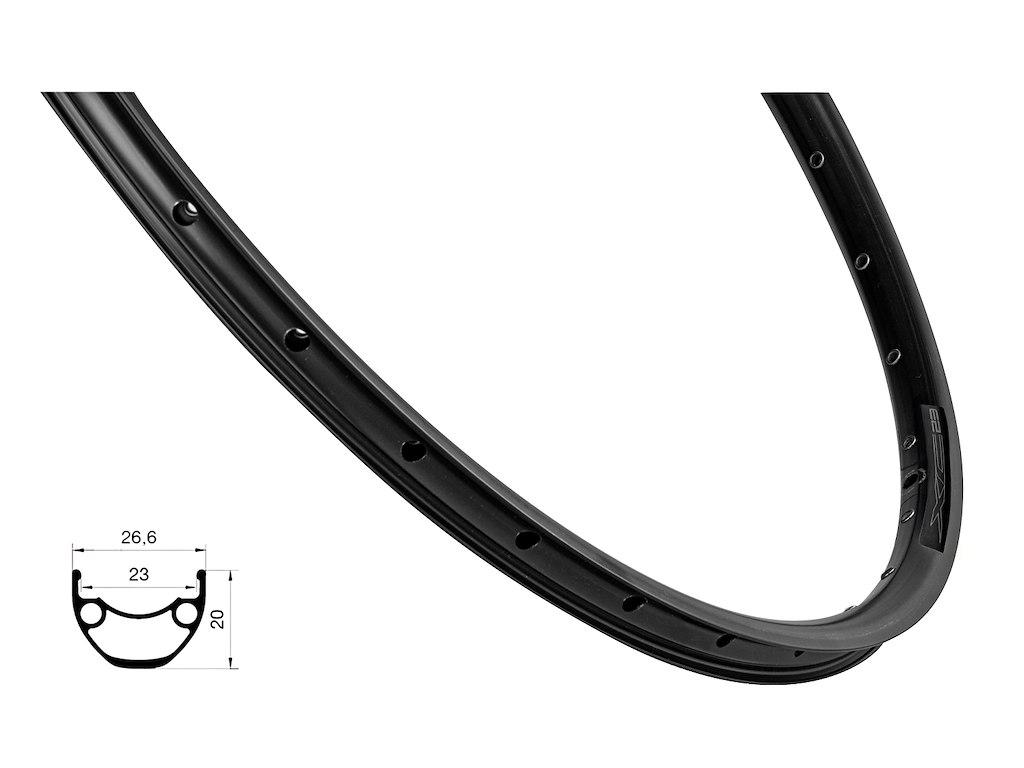 Force FORCE XC Basic felg 29"(622x23) aluminium 36 eiker skivebremse svart