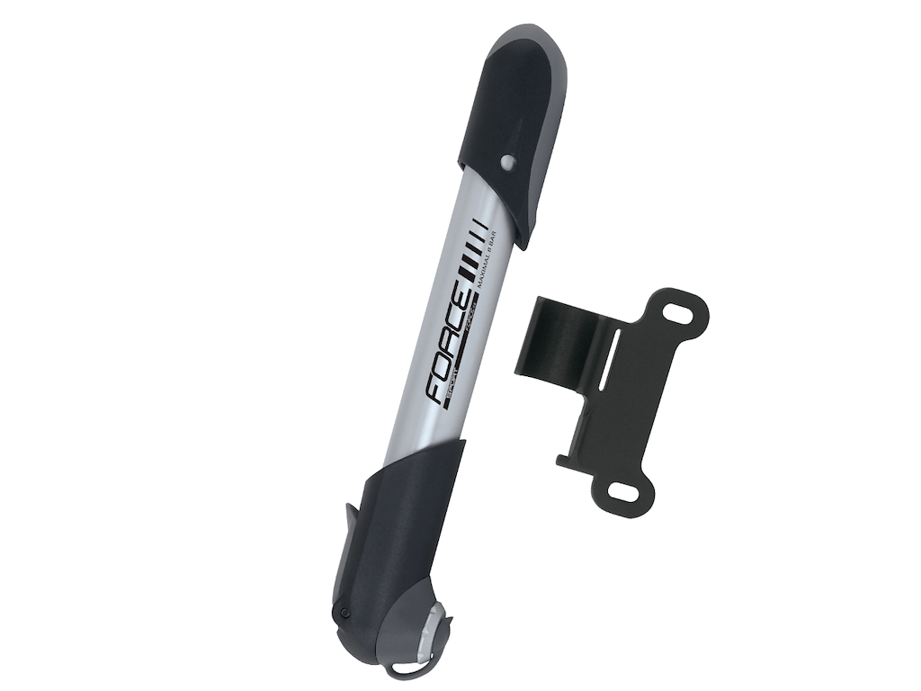 Force FORCE Sport Duo Telescope minipumpe sølv/sort