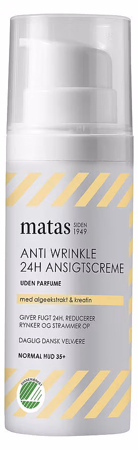 Matas Striber Anti Wrinkle 24H Face Cream For Normal Skin Fragrance Free 50 ml