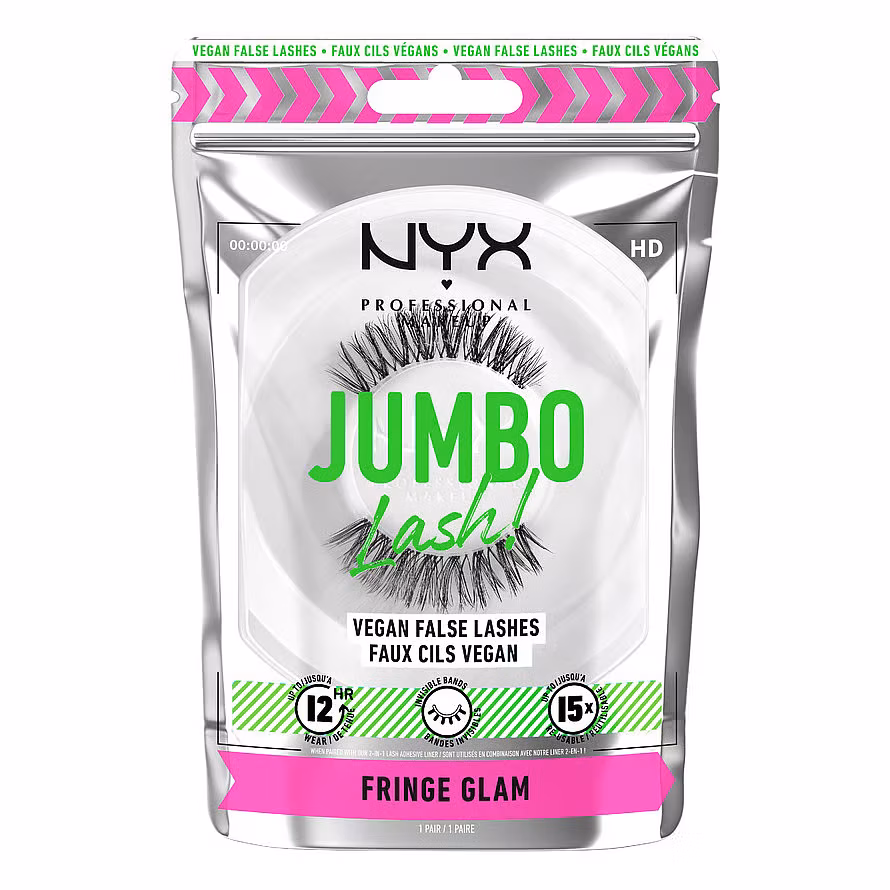 Nyx Professional Makeup Jumbo Lash! Vegan False Lashes Fringe Glam Fringe Glam