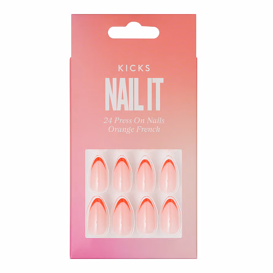 Kicks Beauty KICKS Beauty Press On Nails Orange French