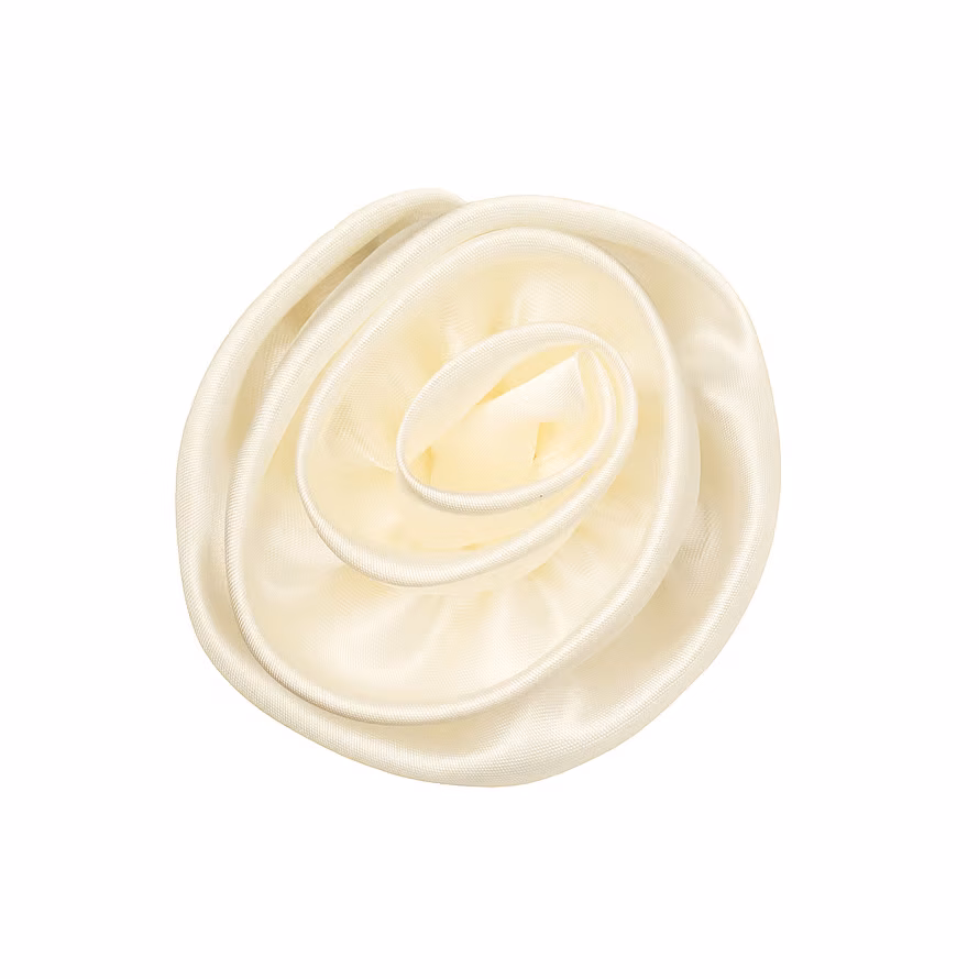 Kicks Beauty Flower Clip and Pin White