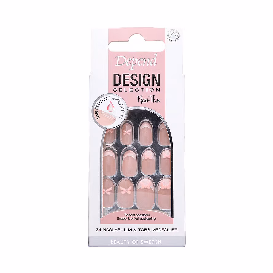 Depend Design Selection Oval Nord Depend Design Selection Pink Bow Ovalm Nord