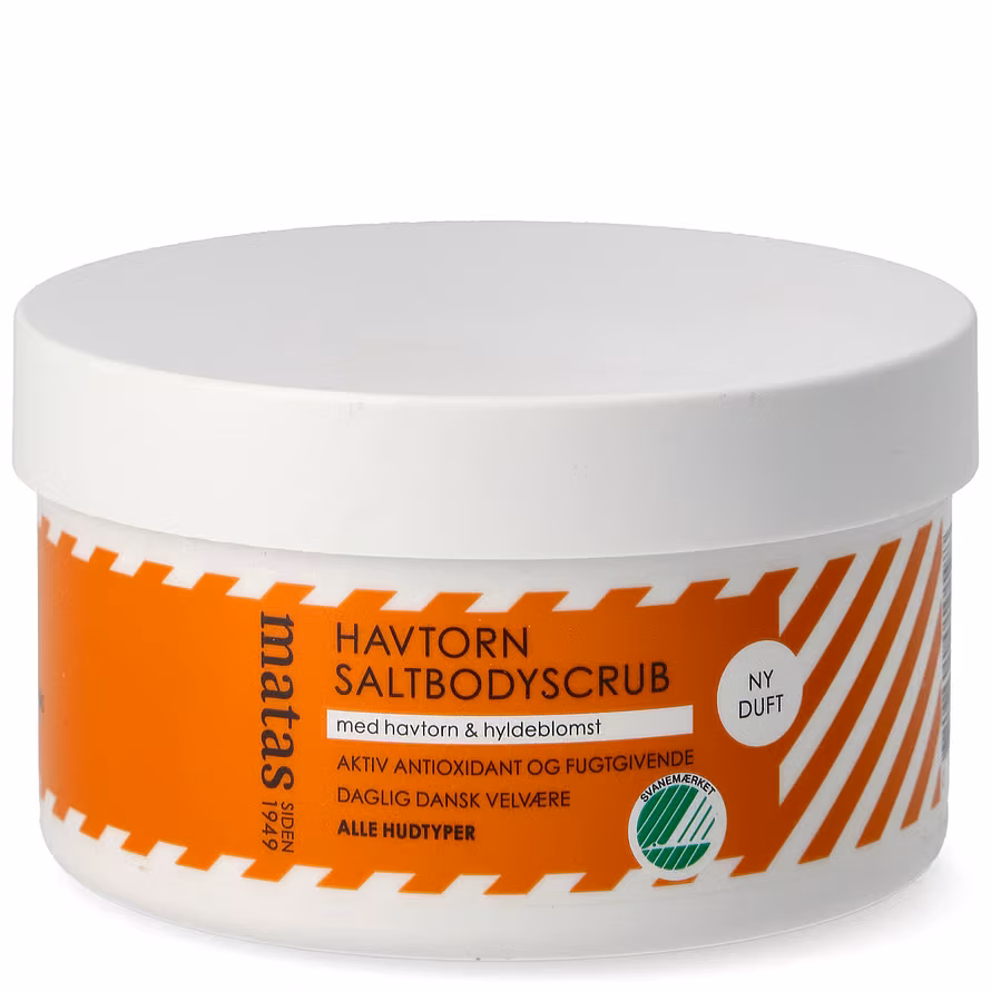 Matas Striber Sea Buckthorn & Elderflower Salt Body Scrub For Senstive Skin 250 ml