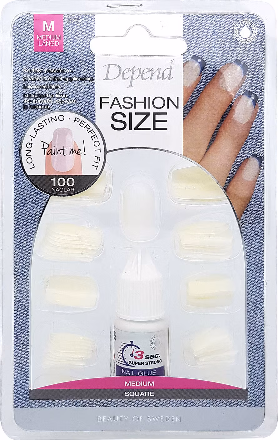 Depend Fashion Size 100-pack Fashion Size 100-pack Medium Square