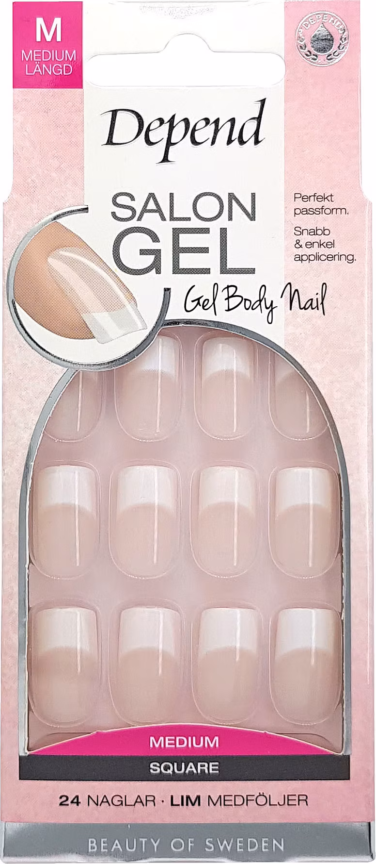 Depend Salon Gel Salon Gel Medium Square Nude