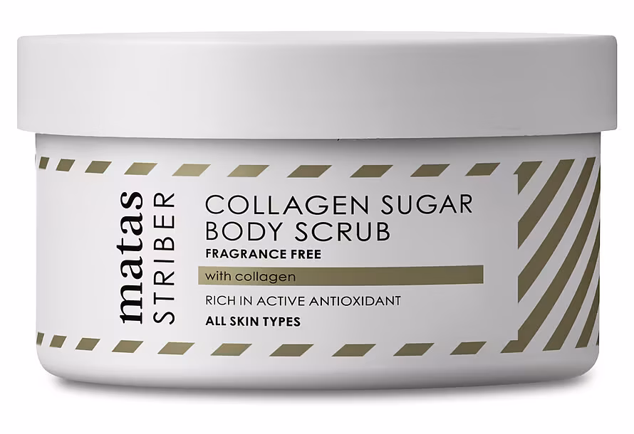 Matas Striber Collagen Sugar Body Scrub Fragrance Free 250 g