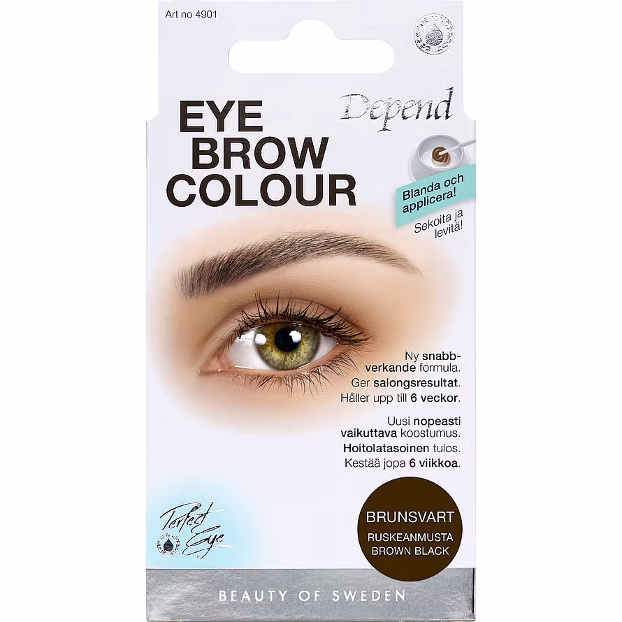 Depend Eyebrow Colour Brown black