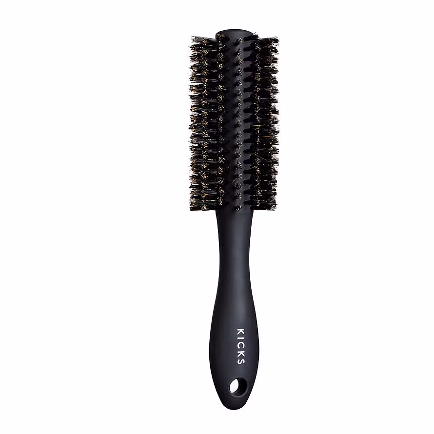 Kicks Beauty Curl And Blow-Dry Brush Matte Black