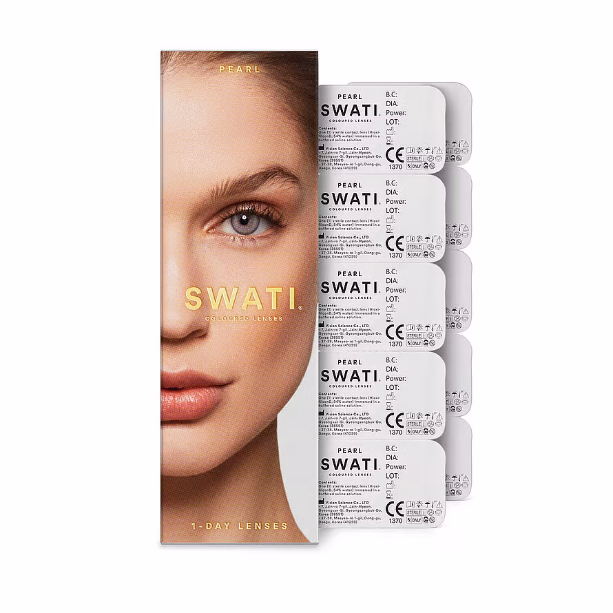 Swati Cosmetics Coloured Lenses Pearl 1-Day Lenses