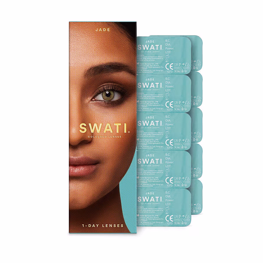 Swati Cosmetics Coloured Lenses Jade 1-Day Lenses