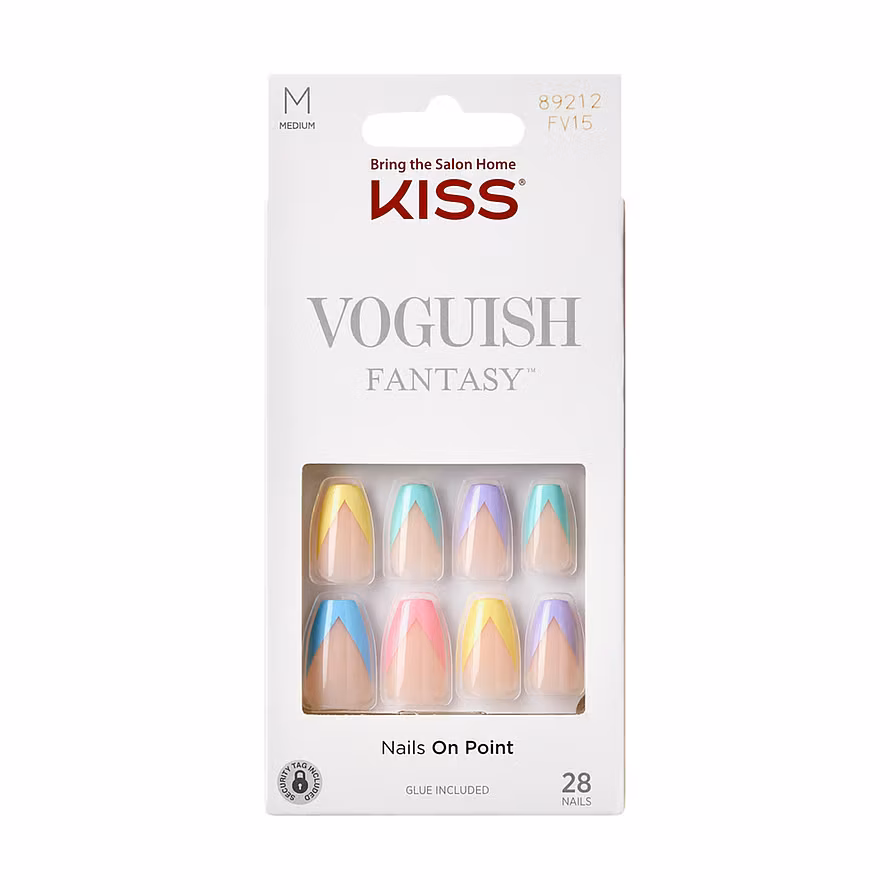 Kiss Voguish Fantasy Artificial Nail Disco Ball 28 pcs